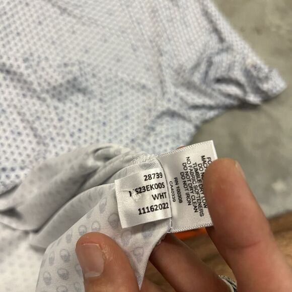 Peter Millar Crown Sport Summer Comfort Seeing Double Polo Skulls Mens Size XL - Picture 9 of 9